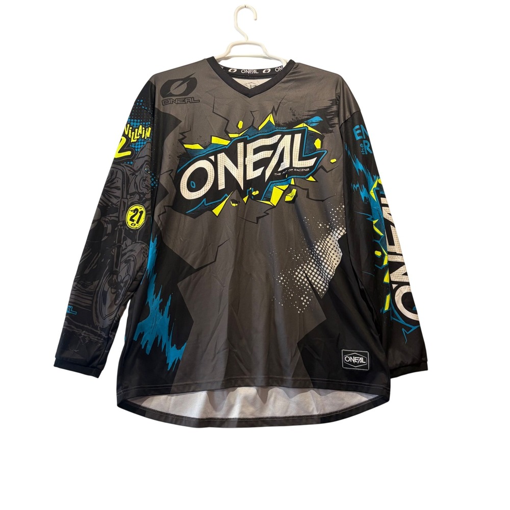 ONEAL Mens 2XL Long Sleeve Jersey The Art of Racing Graphic Print‎ Motocross